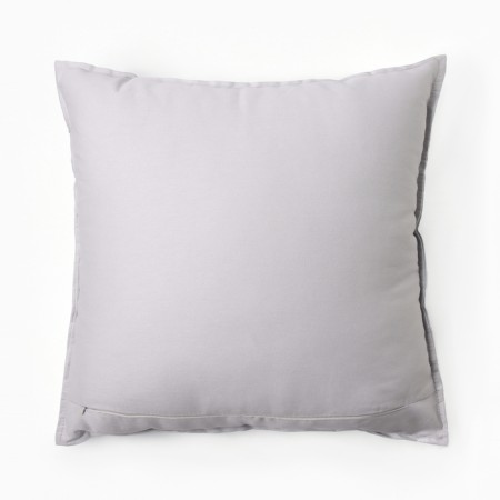 Ethel pillow, 45x45+1 cm, light gray, 100% cotton-2