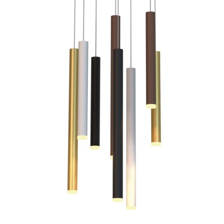 Suspended chandelier Mantra Cala, Led, 3360lm, 3000k, 600 mm, black color-1