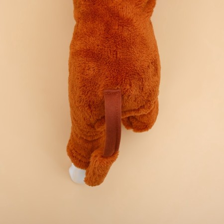 The overalls for animals "Leo", size XL (DS 40, OG 50, Osh 38 cm), brown-5