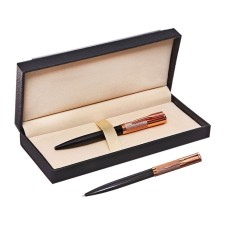 Gift Hell ball in the leatherette case is a rotary pb body Black/gold