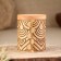 TUES for spices "Ornament", honey, 8x8x10 cm, 300 ml, birch bark