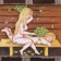 Souvenir Scroll "Youth in the bathhouse"