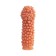 Kokos nozzle with additional stimulation, realistic, TPE, bodily, 16.5 cm