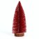 New Year's decor "Christmas tree in red color with sparkles" 8 × 8 × 20 cm