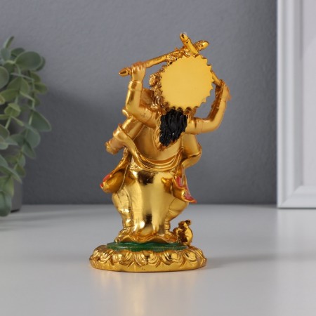 NECKE Gold "Ganesha with swords" 14 cm-1