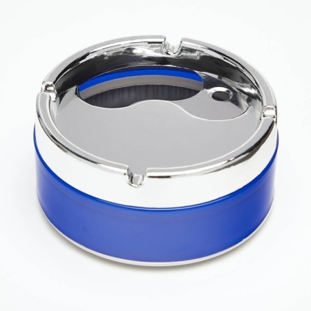 Ash -blessed ash made of stainless steel, 10.3 x 5.2 cm, blue-1