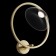 Bra Maytoni Mod327wl-L5BS3K1, LED, 5W, 32x21.8x35 cm, 450lm, brass color