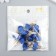 Decor for creativity textiles "Flower with pearls. Ultramarin" set 10 pcs 2.5 cm