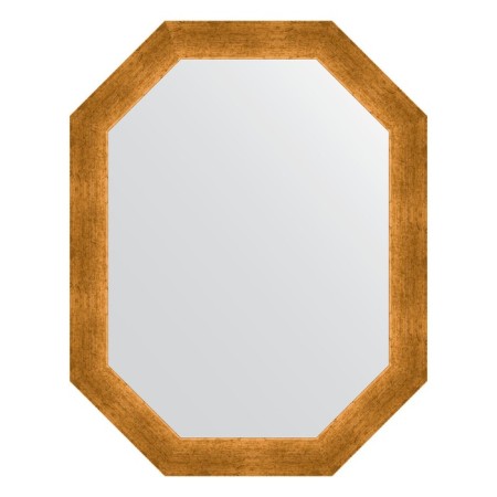 Mirror in the baguette frame, poisoned gold 59 mm, 55x70 cm