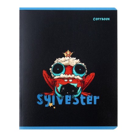 Notebook 48 sheets, in a cage, "Sylvester", cover coated cardboard, twin-lak, UV-lak, 5 designs-2