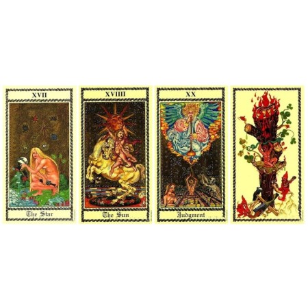Medieval Tarot Skapini (78 cards + instruction). Luigi Skapini-1