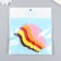 Decor for the creativity of the felt "shell" set of 5 pcs 3x8.5 cm