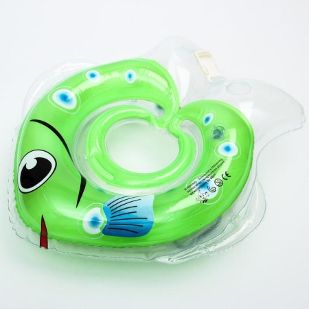 Circle of children's neck, for bathing with rattles, "fish", color mix-5