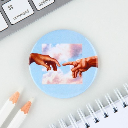 Icon "Hands of the gods", d = 56 mm