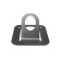 Safe storage stand, desktop, stainless steel