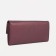 Women's wallet on the Textura button, burgundy color