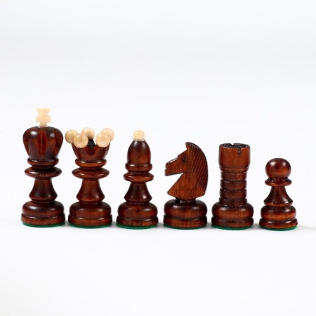 Chess Polish Madon "Pearls", 40.5 x 40.5 cm, King H-8.5 cm, Pig H-5 cm-4