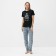 Women's T -shirt "Christmas tree", black color, size 50