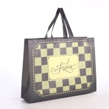 Bag without fastening, gray color