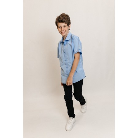 Surchachka upper for ISEE boys, height 134-140 cm, blue color-6