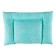 Pillow "Baby", size 40x60 cm, print of heart of mint, artificial swaby fluff