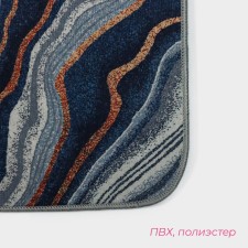 A set of mats for the bathroom and toilet of the Kamennaya Laguna, 2 pcs: 50 × 80 cm, 50 × 40 cm