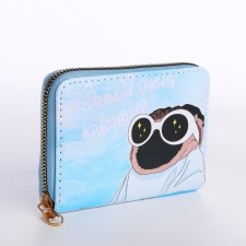 Lightning wallet, blue color