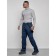 Semi-combine is a ski insulated male winter, size 54, dark blue color