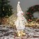 Soft toy "Snowman Stars" (59x21 cm extended legs) 40x21 cm, golden white