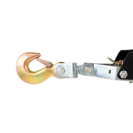 Manual winch Kraft KT705012, with a double ratchet mechanism, 3 tons, 3.6 m, 2 hooks-1