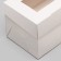 Packaging for 3 cupcake with a window, 24 x 10 x 10 cm