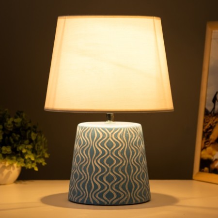 Maura table lamp E14 40W Blue 23x23x33 cm Risalux-1