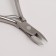 Pigitan nippers, straight blade, 13.5 cm, blade length - 15 mm, silver color