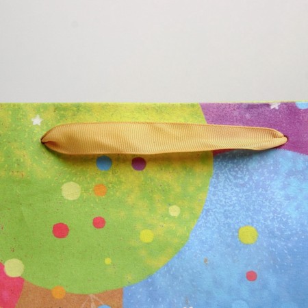 Package Gift Craft horizontal, packaging, “Happy Birthday!”, Ml 27 x 23 x 11.5 cm-3
