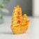 Souvenir Polystone "Ship" Gold 4.5x4.5 cm