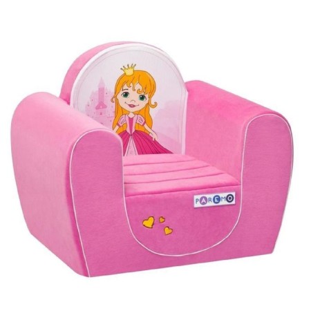 Game chair "Princess", pink color-1