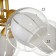 Economy Steel 44913/5 5x40W E27, matte gold, 54x54x30 cm