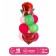 Set of balls "Granny", foil, latex, 10 pcs.