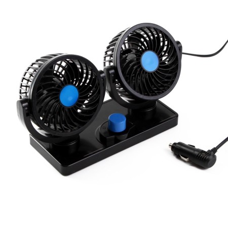 TORSO, 12 V, double, rotary 360 ° fan-2
