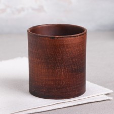 Loft glass, smooth, red clay, 0.3 l
