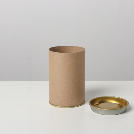 TUBUS 63x100 mm (80 mm inside height), dense cardboard, metal cover-1