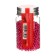 Confectionery sprinkling, dark pink, balls, 4 mm, 50 g