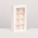 Folding box under 8 sweets, 18 x 10 x 3.5 cm, white