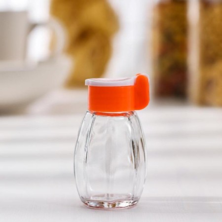 Glass Solonka "Bright", 30 ml, 3.5 × 7 cm, color mix