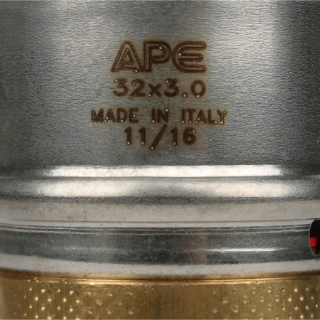 The coupling press Stout SFP-0003-003232, D = 32 mm, connecting, brass-3