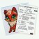 Cross -stitch "Fairytale Fox", a set for creativity, 15 x 15 cm