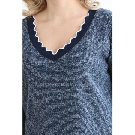 Women's dress, size 50, blue color-2