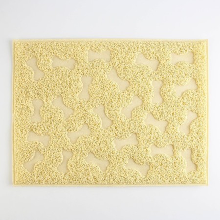Universal rug for a bowl and a tray “Bones”, 30x40 cm, beige-3