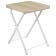 Folding tourist stool, sonoma oak