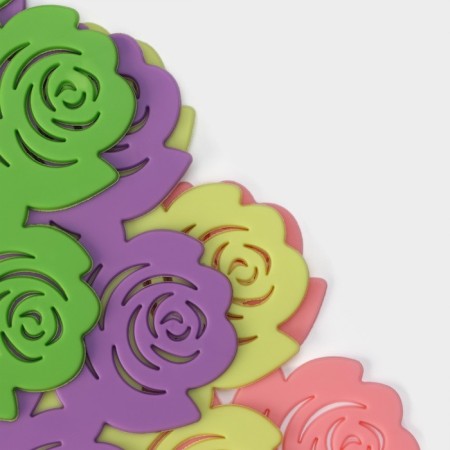 Hot “Summer House” stand, d = 19 cm, purple color-3